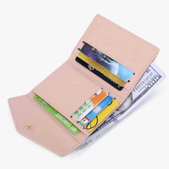 Cute Rabbit Slim Wallet Faux Leather Card Holder Coins for Girls and Women - Picture 4 of 6